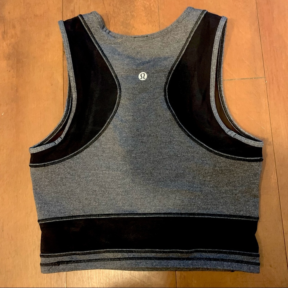 Lululemon workout crop tank